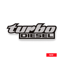 STICKER DECAL TURBO DIESEL