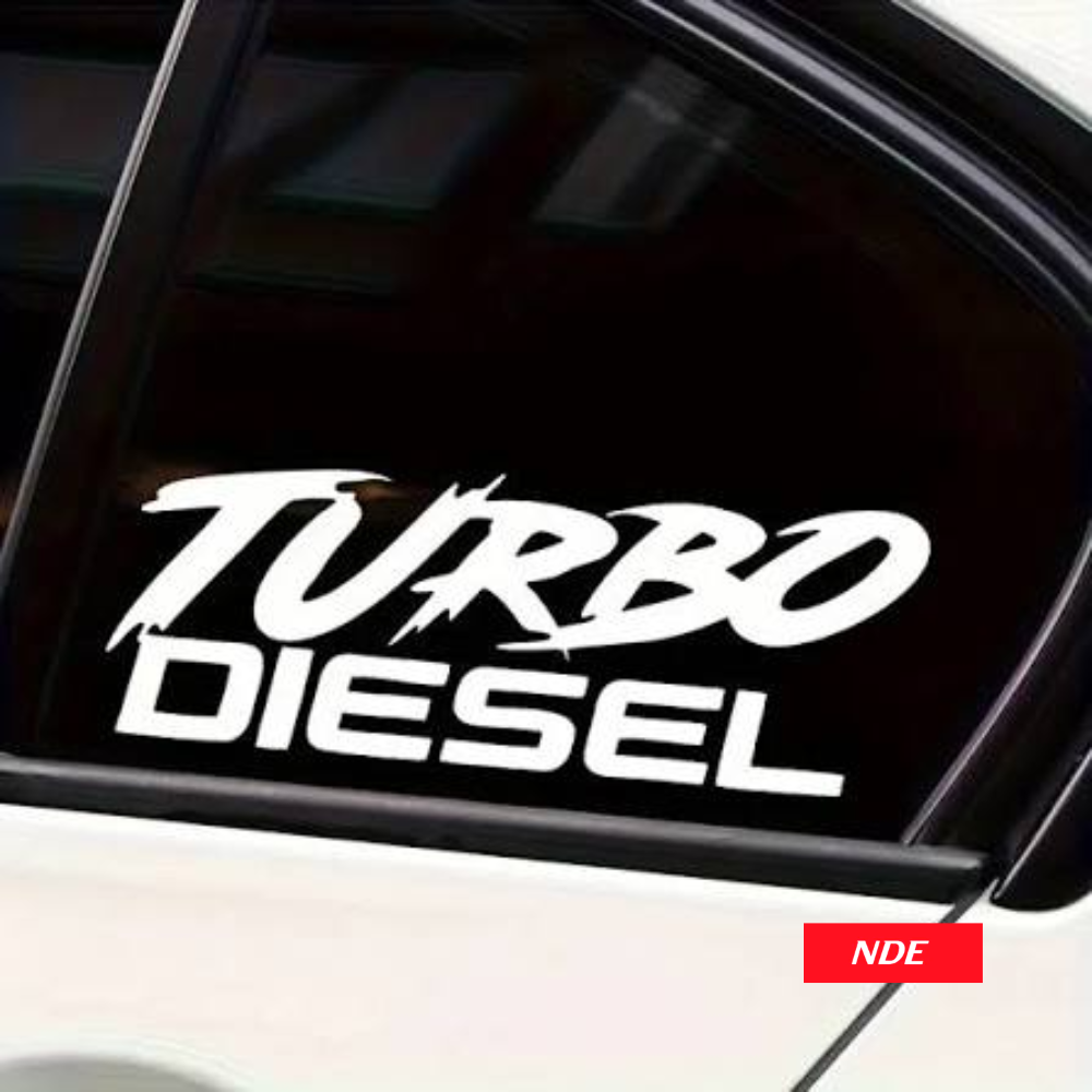 STICKER DECAL TURBO DIESEL