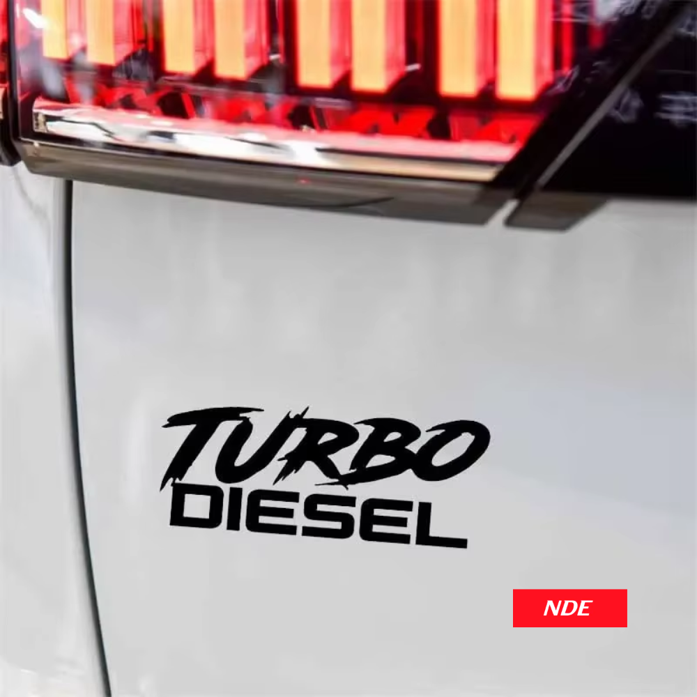 STICKER DECAL TURBO DIESEL