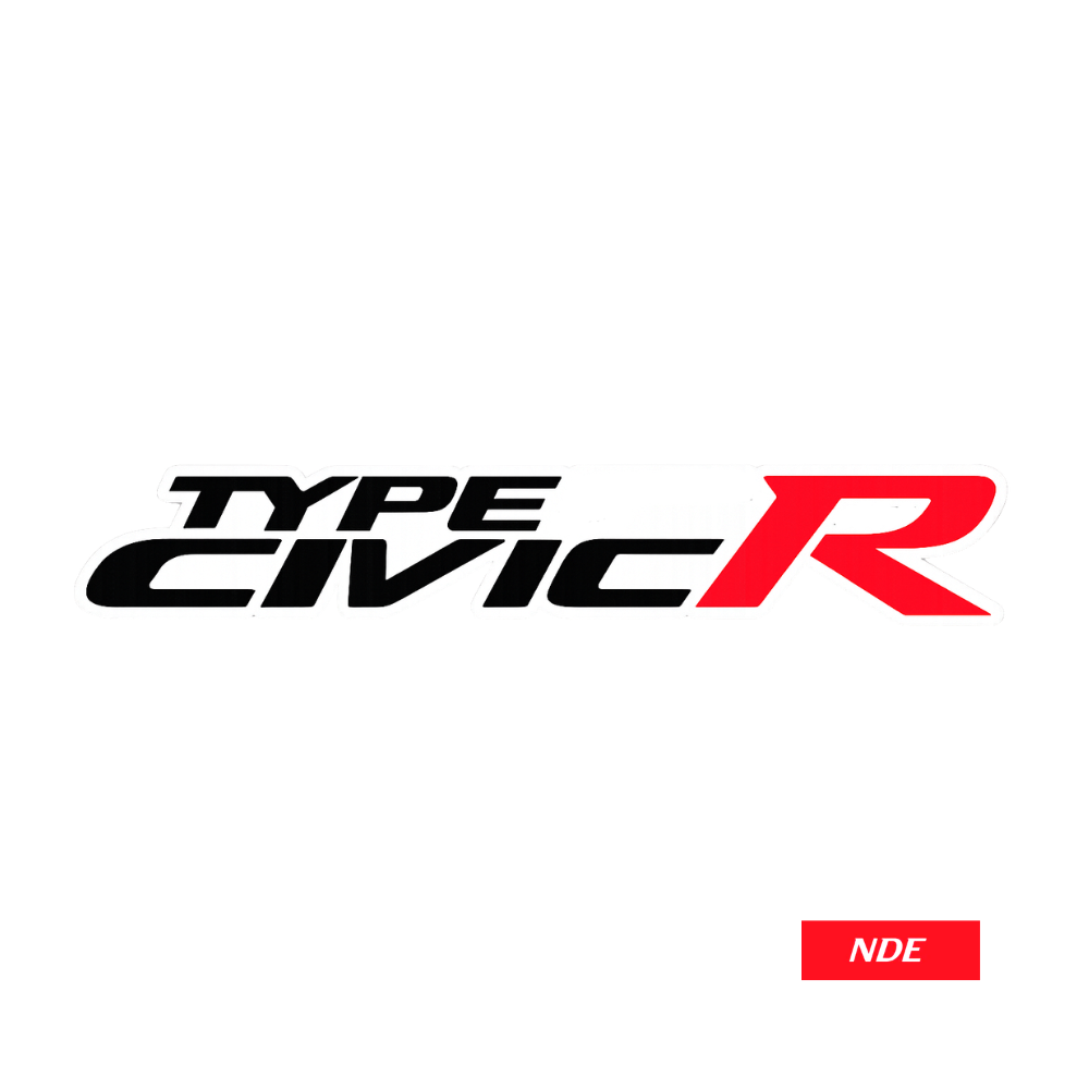 STICKER DECAL TYPE R CIVIC