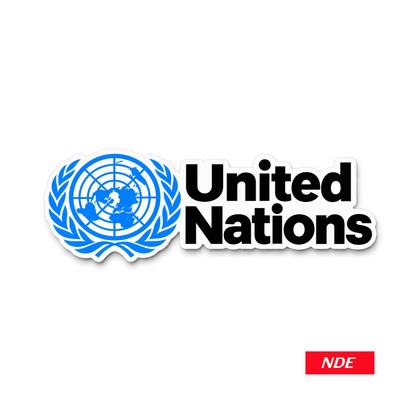 STICKER DECAL UNITED NATIONS