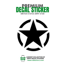 STICKER DECAL US ARMY STAR