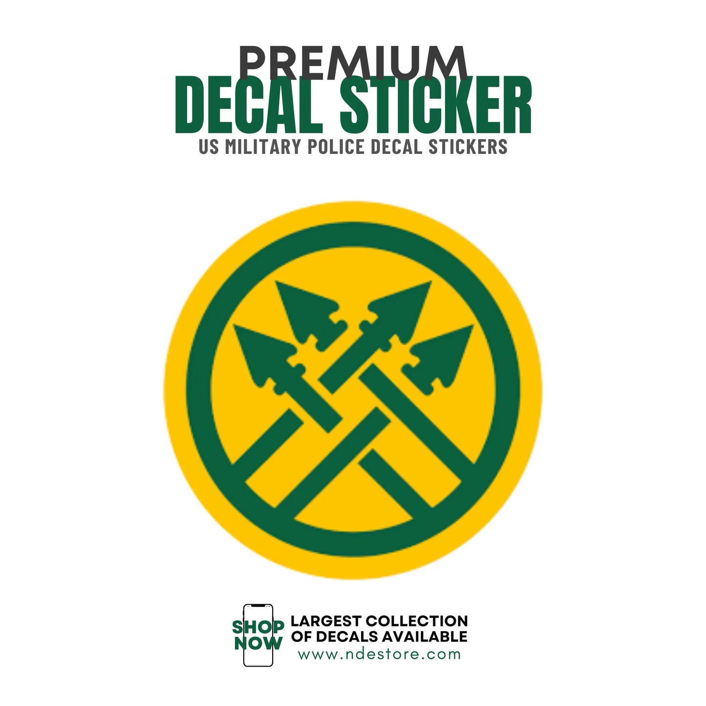 STICKER DECAL MILITARY POLICE