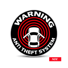 DECAL STICKER ANTI THEFT SYSTEM