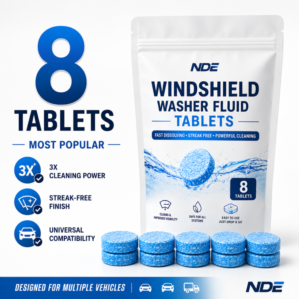 MULTI-PURPOSE GLASS CLEANING TABLETS | MAKES UP TO 4 LITERS