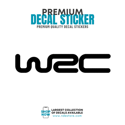 STICKER DECAL WRC