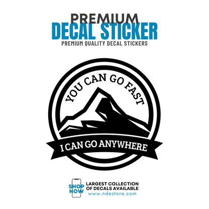 DECAL STICKER ADVENTURE GO FAST