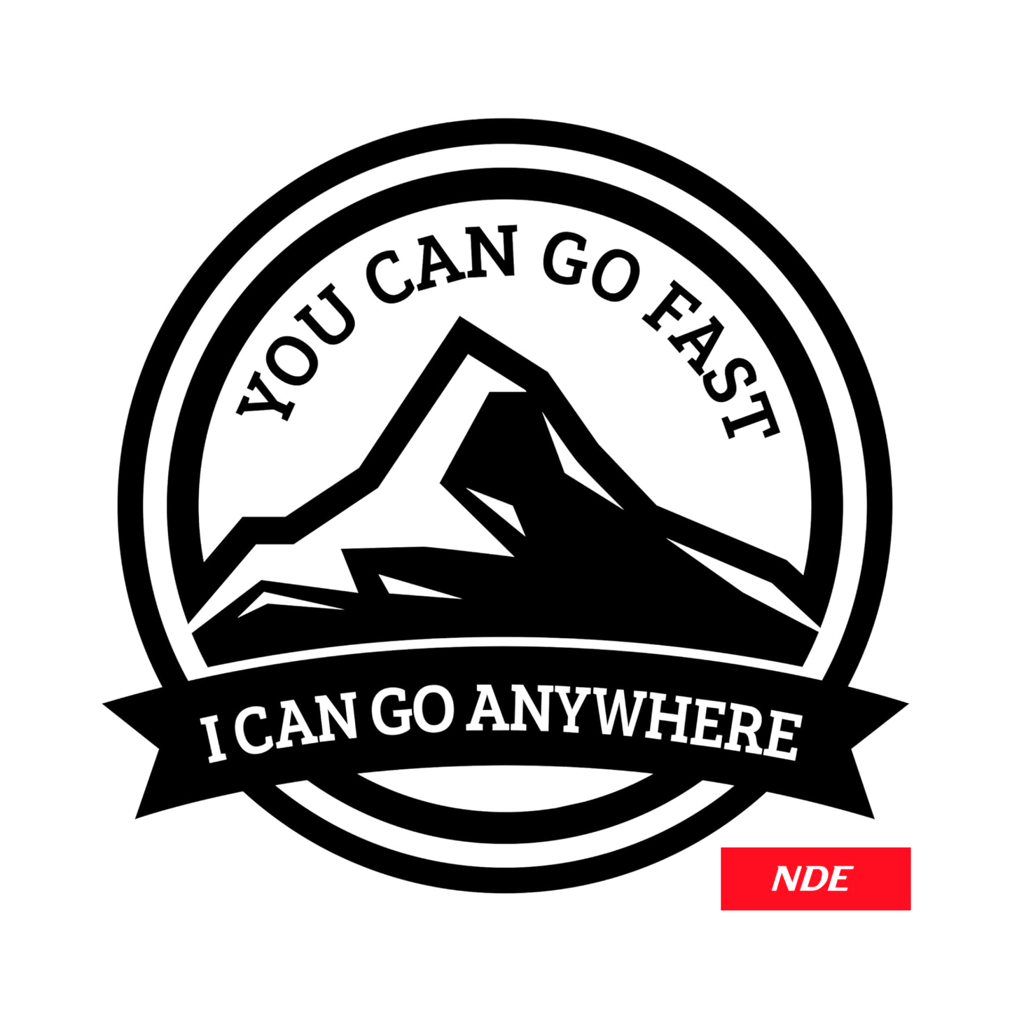 DECAL STICKER ADVENTURE GO FAST