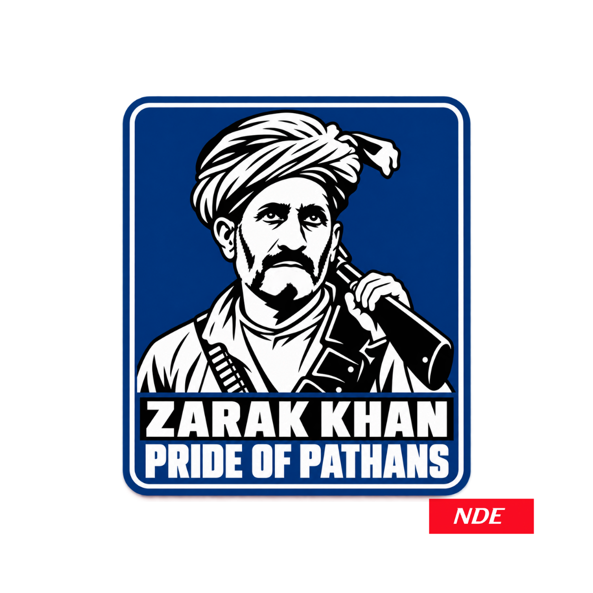STICKER DECAL ZARAK KHAN